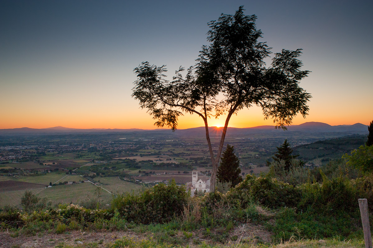 Assisi - Sonnenuntergang